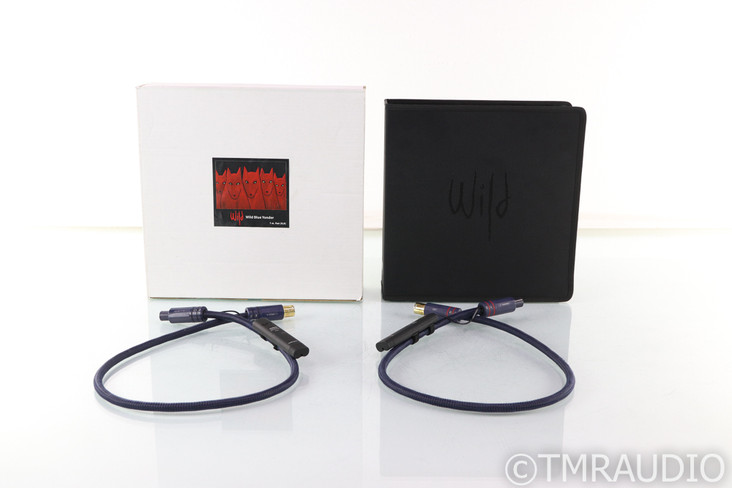 AudioQuest Wild Blue Yonder XLR Cables; Original; 1m Pair Balanced Interconnects