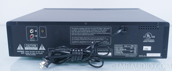 Denon DCM-270 5 Disc CD Changer / Player