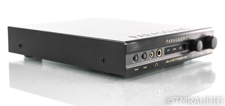 Parasound Zdac v.2 DAC / Headphone Amplifier; D/A Converter; Black