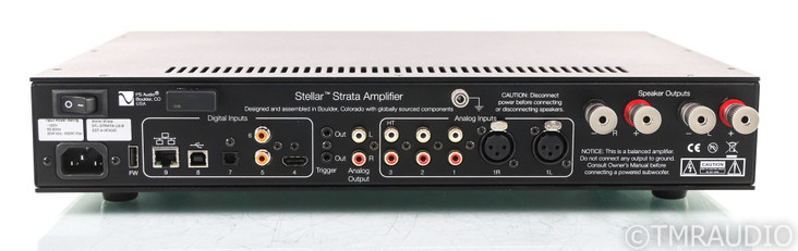 PS Audio Stellar Strata Stereo Integrated Amplifier; Black; Remote (Used) (SOLD)