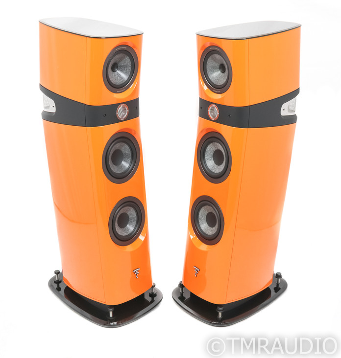 Focal Sopra No. 2 Floorstanding Speakers; N2; Electric Orange Pair - Excellent