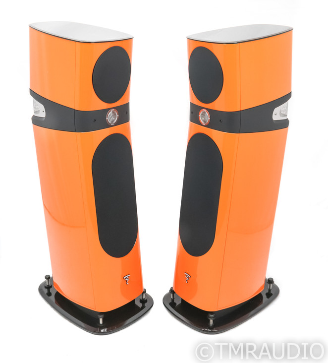 Focal Sopra No. 2 Floorstanding Speakers; N2; Electric Orange Pair - Excellent