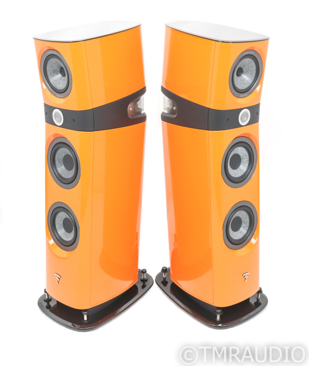 Focal Sopra No. 2 Floorstanding Speakers; N2; Electric Orange Pair - Excellent