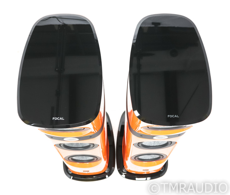 Focal Sopra No. 2 Floorstanding Speakers; N2; Electric Orange Pair - Excellent