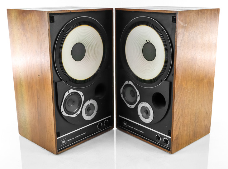 JBL 4310WX Vintage Studio Monitor Speakers; Oiled Walnut Pair; Consecutive SN