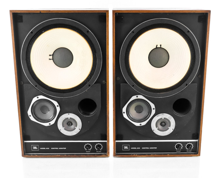 JBL 4310WX Vintage Studio Monitor Speakers; Oiled Walnut Pair; Consecutive SN