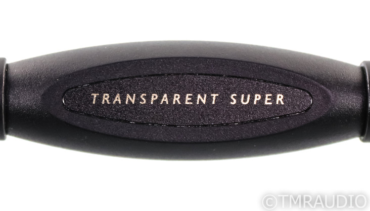 Transparent Audio Super RCA Cables; 1m Pair Interconnects; Gen 5