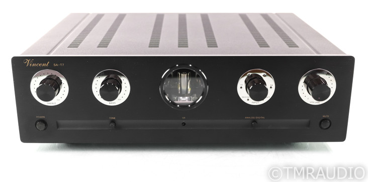 Vincent SA-T7 Stereo Tube Preamplifier; SA T7; Black; Blohbaum System