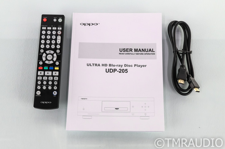 Oppo UDP-205 Universal Blu-Ray Player; UDP205; 4K UHD; Remote