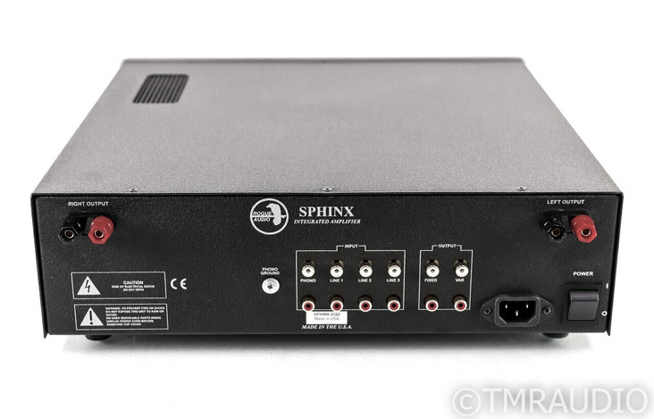 Rogue Audio Sphinx V2 Stereo Tube Hybrid Integrated Amplifier; MM Phono; Remote; Silver