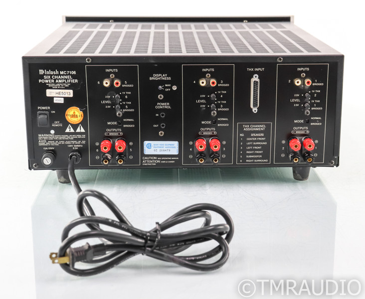 McIntosh MC7106 6 Channel Power Amplifier; MC-7106 (SOLD4)