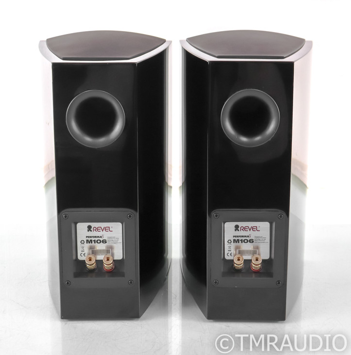 Revel Performa3 M106 Bookshelf Speakers; M-106; Gloss Black Pair