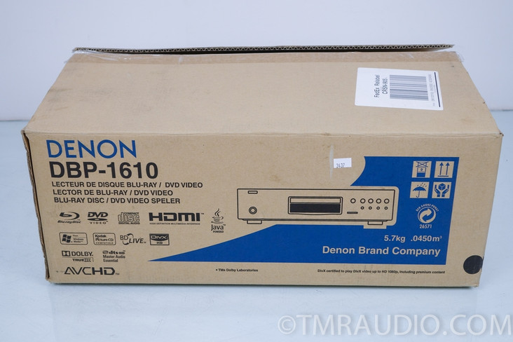 Denon DBP-1610 Blu-ray DVD / CD player; MINT in Factory Box