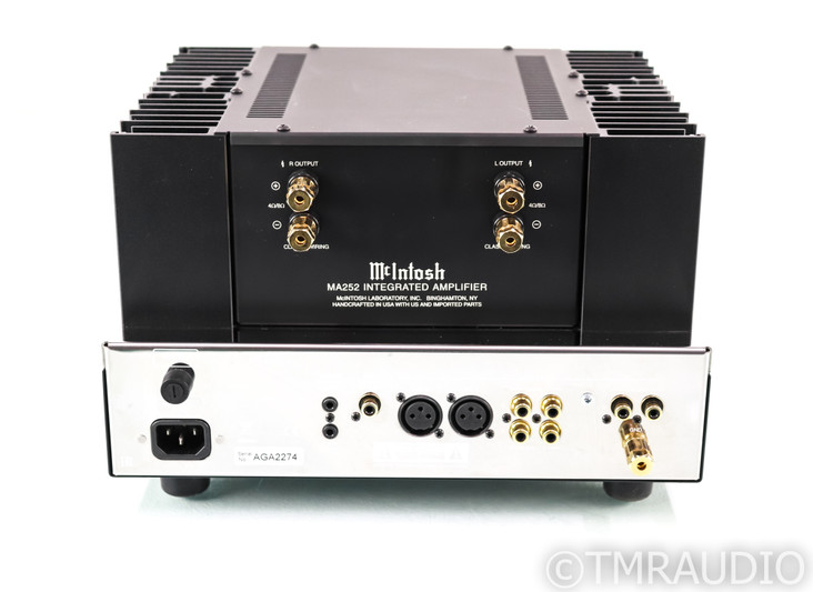 McIntosh MA252 Stereo Tube Hybrid Integrated Amplifier; MA-252; MM Phono; Remote (SOLD2)
