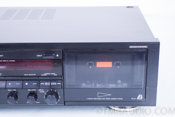 Denon DRW-750 Stereo Dual Cassette Deck; Tape Recorder