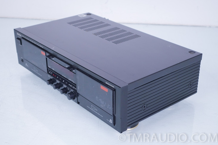 Denon DRW-750 Stereo Dual Cassette Deck; Tape Recorder