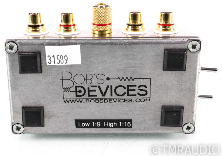 Bob's Devices CineMag 3440-A MC Phono Step Up Transformer; Moving Coil; Silver