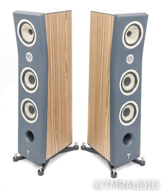 Focal Kanta No. 2 Floorstanding Speakers; N2; Walnut and Dark Grey Pair
