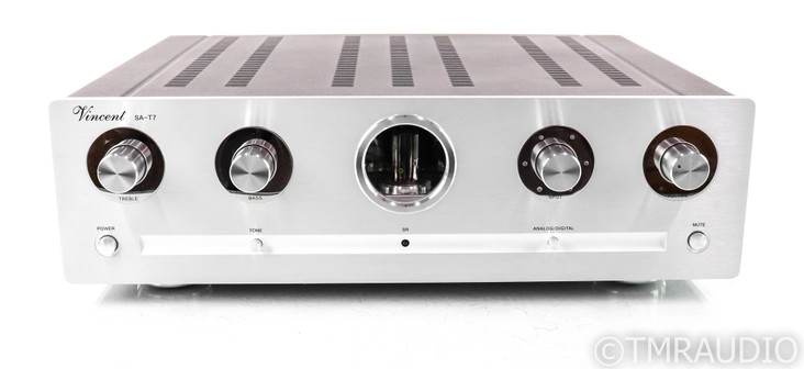 Vincent SA-T7 Stereo Tube Preamplifier; SA T7; Silver; Blohbaum System