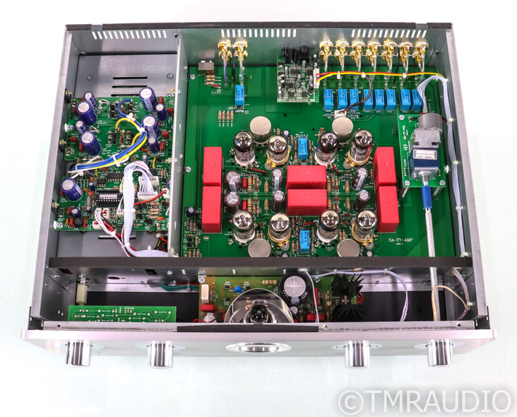 Vincent SA-T7 Stereo Tube Preamplifier; SA T7; Silver; Blohbaum System