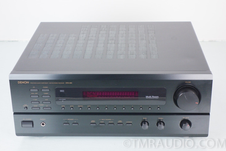 Denon DRA-685 Multi-Room Stereo Receiver w/ Phono Input