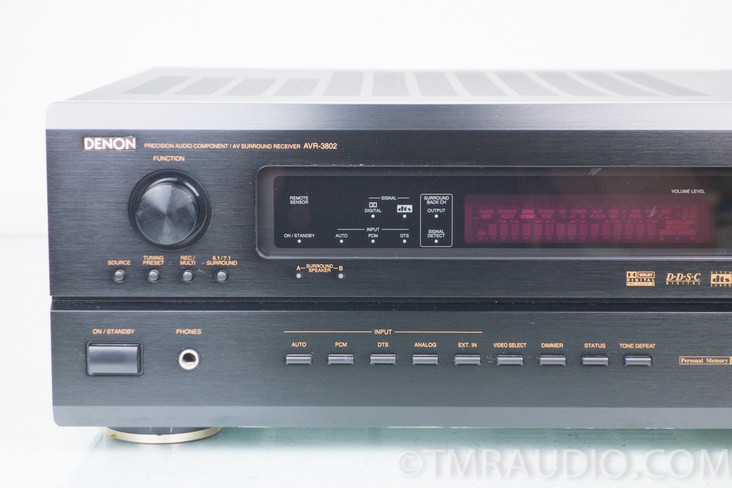 Denon AVR-3802 Home Theater Receiver; Stereo w/ Phono Input