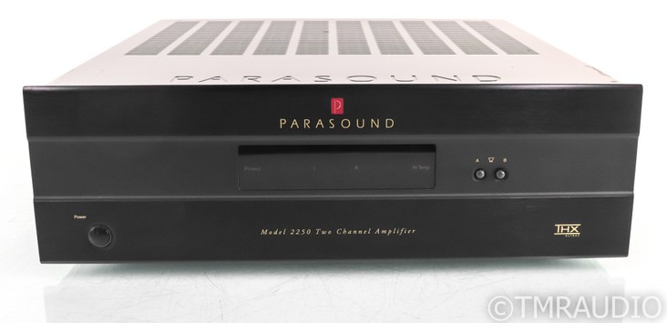 Parasound New Classic 2250 Stereo Power Amplifier; Black