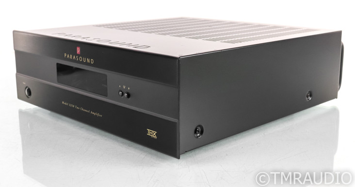 Parasound New Classic 2250 Stereo Power Amplifier; Black