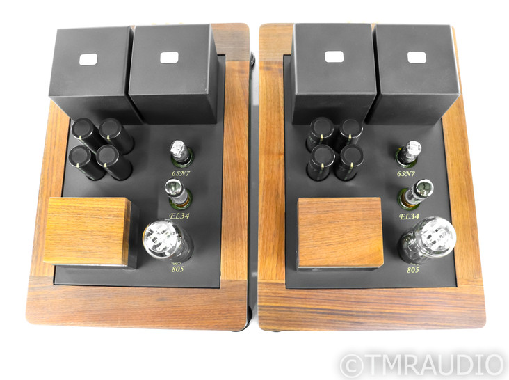 Arte Forma Due Volte Tube Mono Power Amplifier; Pair; Low Hours + NOS Tubes