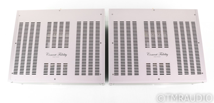 Concert Fidelity ZL-120FX Mono Power Amplifier; Pair