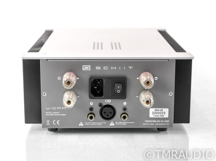 Schiit Vidar Stereo Power Amplifier; Silver (SOLD4)