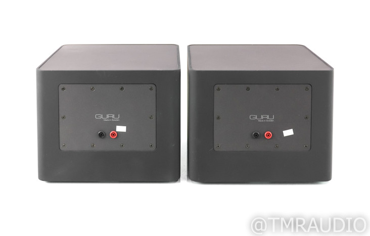 Guru QM10 Mk I Bookshelf Speakers; Black Pair; QM-10 Gen 1