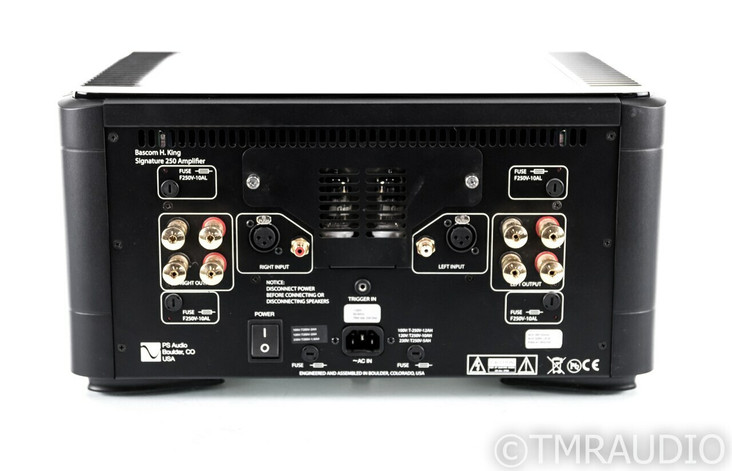 PS Audio BHK Signature 250 Stereo Power Amplifier; Black; BHK-250 (Used)