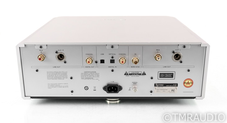 Esoteric K-01 CD / SACD Player / DAC; K01; Remote; VRDS NEO