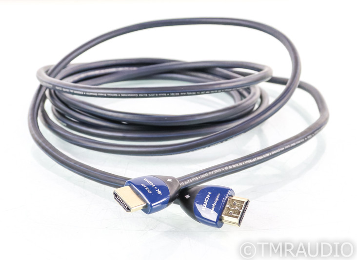 AudioQuest Ocean HDMI Cable; 12ft Digital Interconnect; 4K UHD; HDR