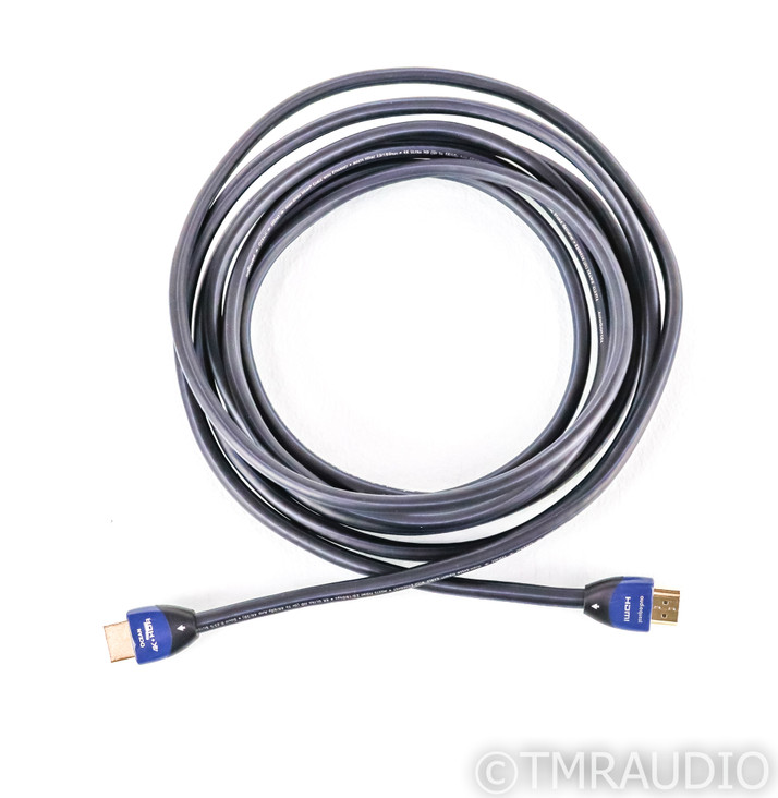 AudioQuest Ocean HDMI Cable; 12ft Digital Interconnect; 4K UHD; HDR