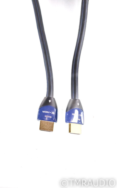 AudioQuest Ocean HDMI Cable; 12ft Digital Interconnect; 4K UHD; HDR (1/0)