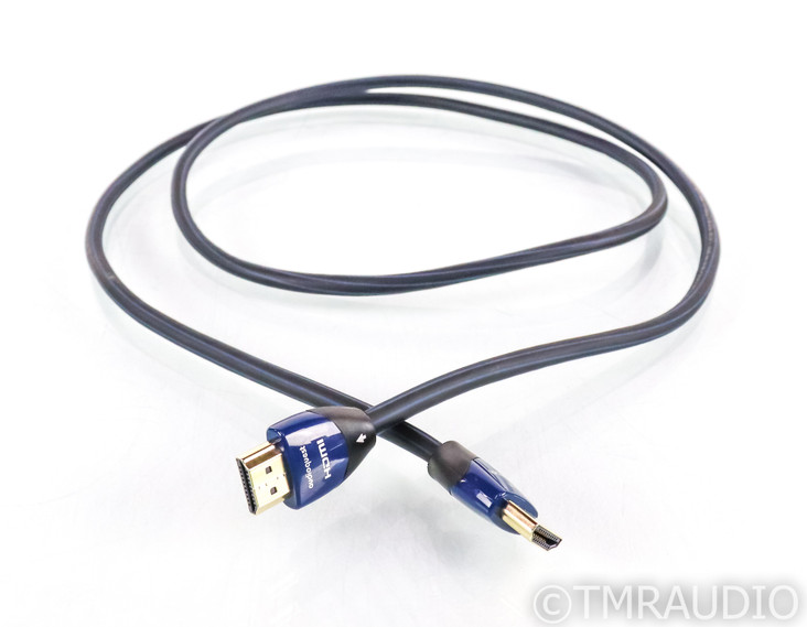 AudioQuest Ocean HDMI Cable; 4ft Digital Interconnect; 4K UHD; HDR