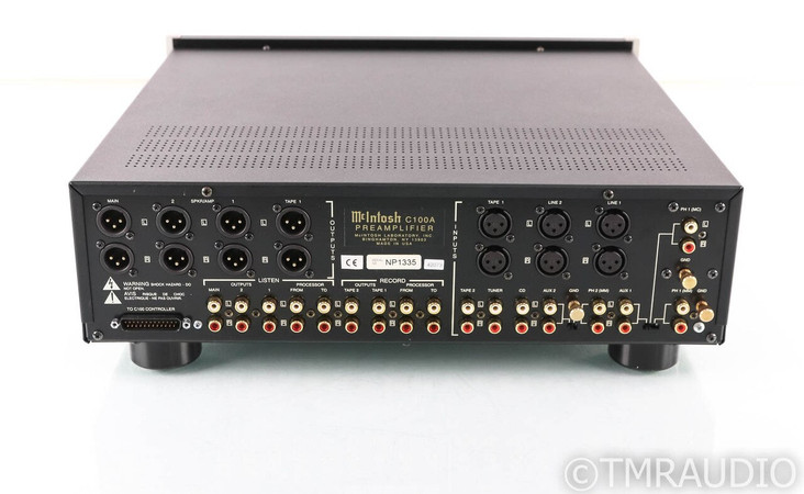 McIntosh C100A Stereo Preamplifier; No C100C Controller (Required for use)