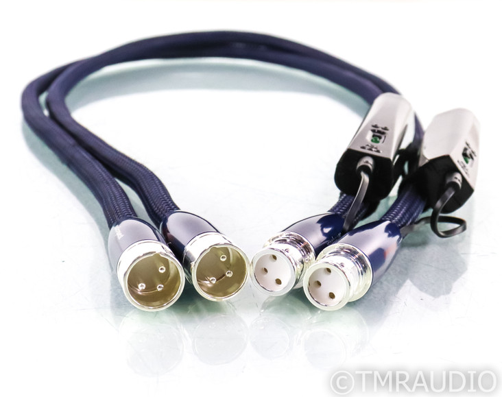 AudioQuest Water XLR Cables; 1m Pair Interconnects (Open Box w/ Warranty) (SOLD)