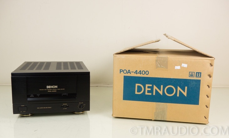Denon POA-4400 MonoBlock Amplifier; Excellent Pair
