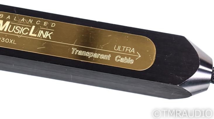Transparent Audio Balanced MusicLink Ultra XL XLR Cables; 2m Pair Interconnects