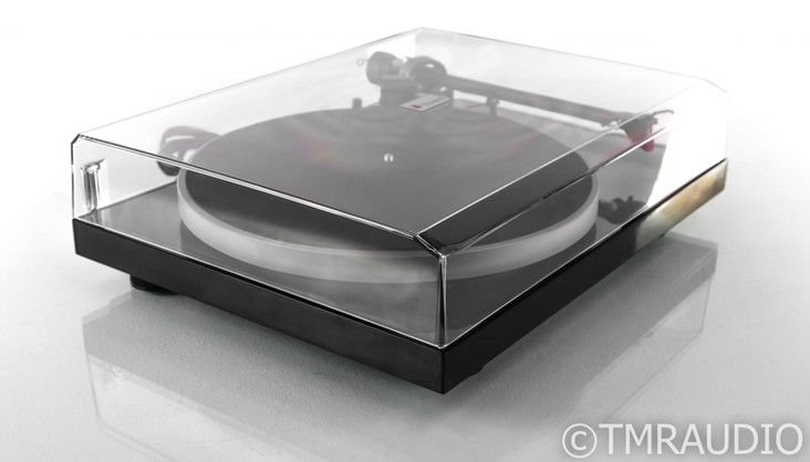 Pro-Ject Debut III Turntable; Piano Black; Ortofon 2M Red; Acryl-It Platter