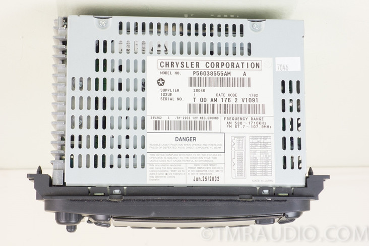 Dodge Chrysler AM FM Radio Cassette CD Player Caravan Jeep Ram Neon P56038555AM