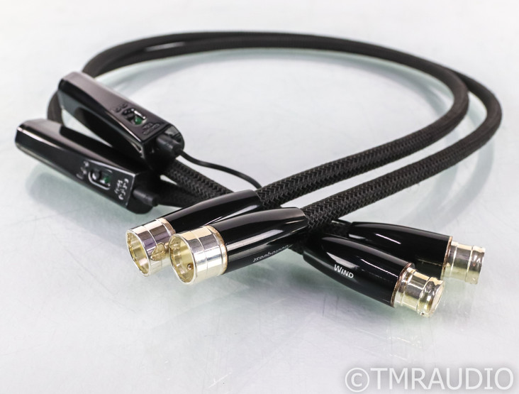 AudioQuest Wind XLR Cables; 1m Pair Balanced Interconnects; 72v DBS (SOLD4)
