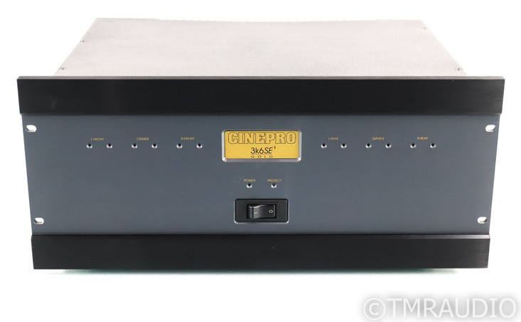 Cinepro 3K6SE3 Gold Six Channel Power Amplifier; 3K6 SE3