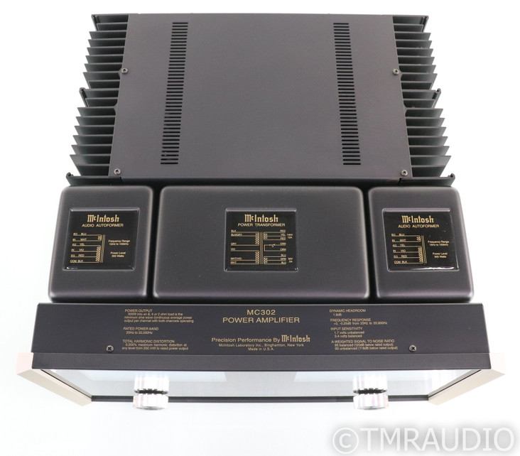 McIntosh MC302 Stereo Power Amplifier; MC-302 (SOLD8)