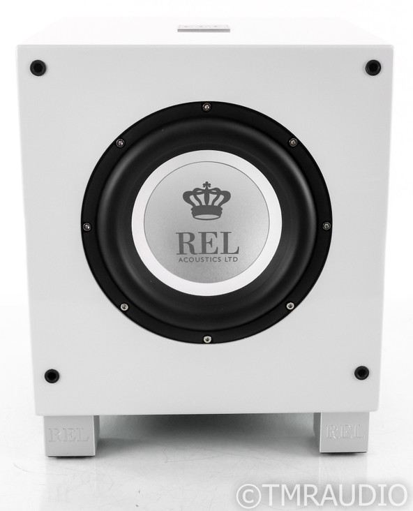 REL T/7i 8" Powered Subwoofer; T7I; Gloss White (SOLD)