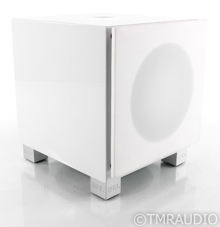 REL T/7i 8" Powered Subwoofer; T7I; Gloss White (SOLD)