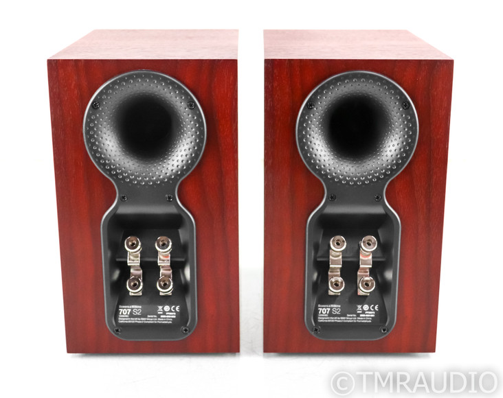 週末セール　B&W 707S2 rosenut B&W 707 S2 Bookshelf Speakers; Rosenut Pair; 707S2 - The
